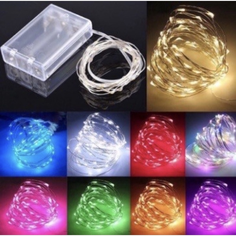 Fairy Light/Lampu Led Tumblr Baterai/ 2 Meter/3 Meter/5 Meter/10 Meter