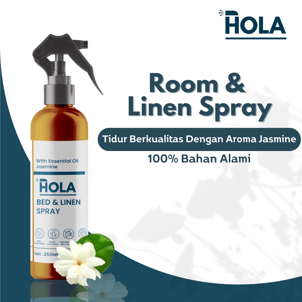 Jual Antibacterial Room and Linen Spray With Essential Oil 250ml / Bed