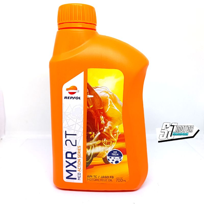 Oli Repsol MXR 2T Oli Samping Motor 2T (700ml)