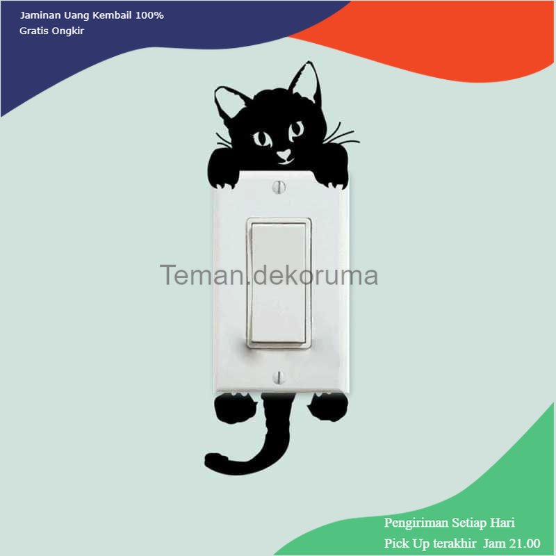 TD - PR Stormer Stiker Wallpaper Saklar Lampu Dinding Dekorasi - K009