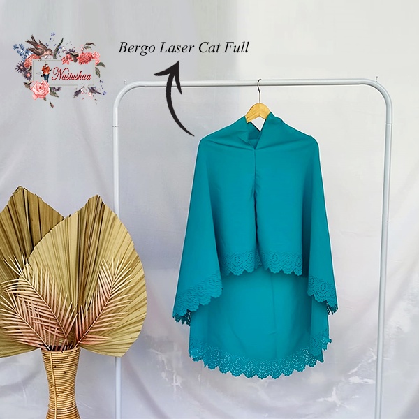 Gamis Syari Maxi Dress Zetta Tosca Syari Wanita Polos Busui Friendly Bahan Wollycrepe + Bergo Laser Cut