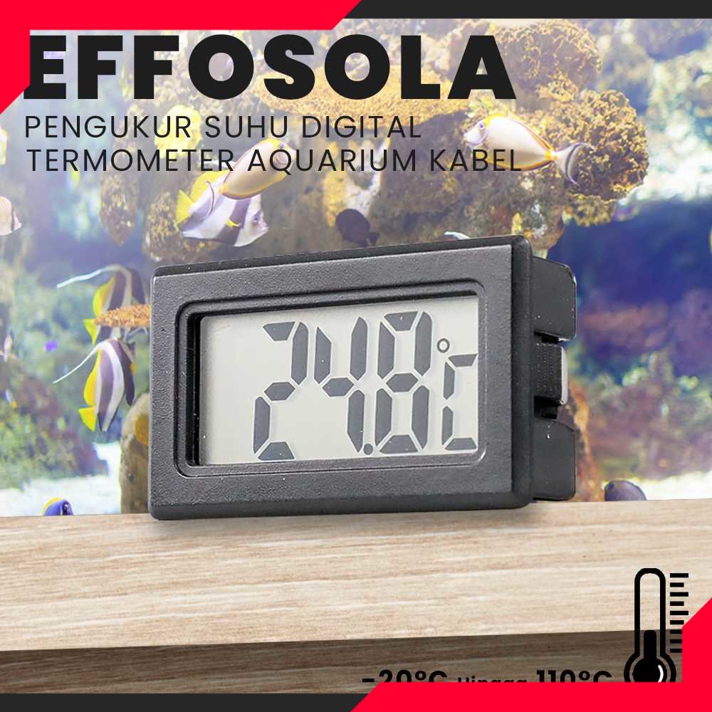 Pengukur Suhu Digital Termometer Aquarium Kabel 1M - TPM-10