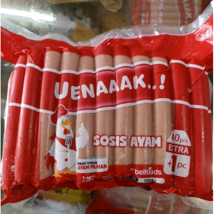 

Sosis Ayam Belfoods 1000 Gr Frozen Food Murah | Makanan Beku | Olahan Daging Ayam Siap Goreng