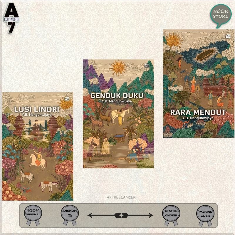 Jual Buku Y.b. Mangunwijaya : Rara Mendut , Lusi Lindri , Genduk Duku ...