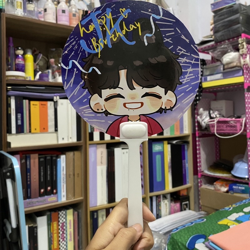 KIPAS BTS JUNGKOOK ART KIYOWO (JK HANDFAN)