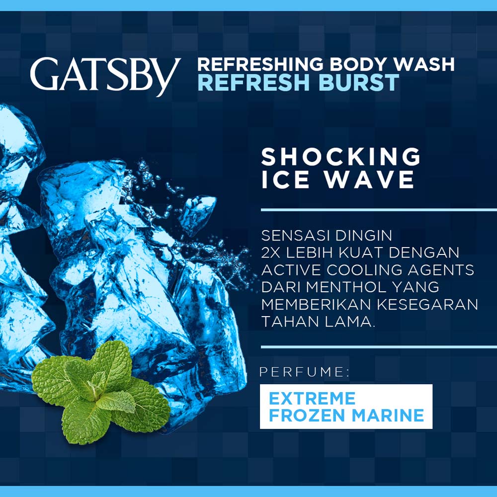 Ningrum - Gatsby Refreshing Body Wash Refill Sabun Mandi Untuk Pria Body Wash Refill 100% Original - 9006