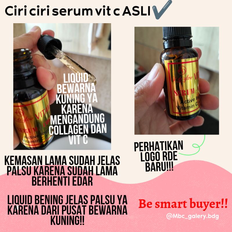 Serum Vit C rde glow RD GOLD jaminan original 100%