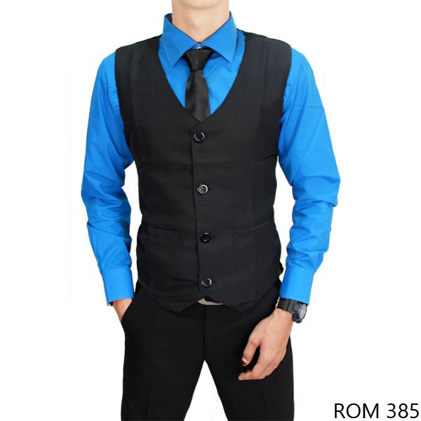 Baju Luar Pria Formal Rompi Katun - ROM 489