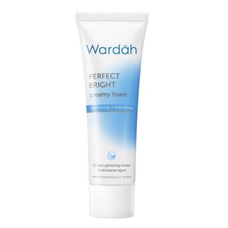 Wardah Perfect Bright Creamy Foam Brightening+Smoothing 50g / Sabun Wajah