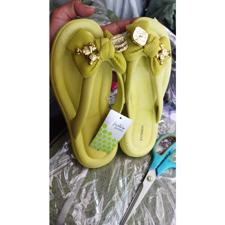 Sandal Jepit Wanita 9001+13 Fhasion korea / sandal jelly wanita import/sandal bangkok terlaris