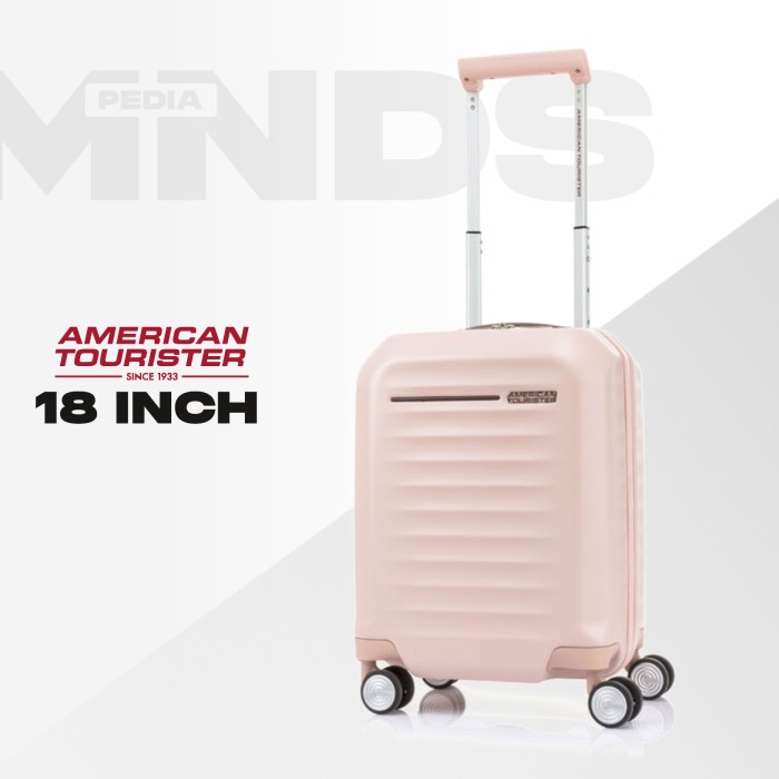 Tas Koper Koper Anak American Tourister Little Frontec 18 Inch - Merah Muda