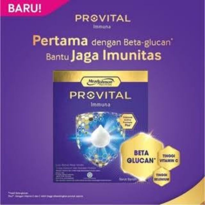 provital Immuna Vanila 240gr/Susu Bubuk Dewasa Provital