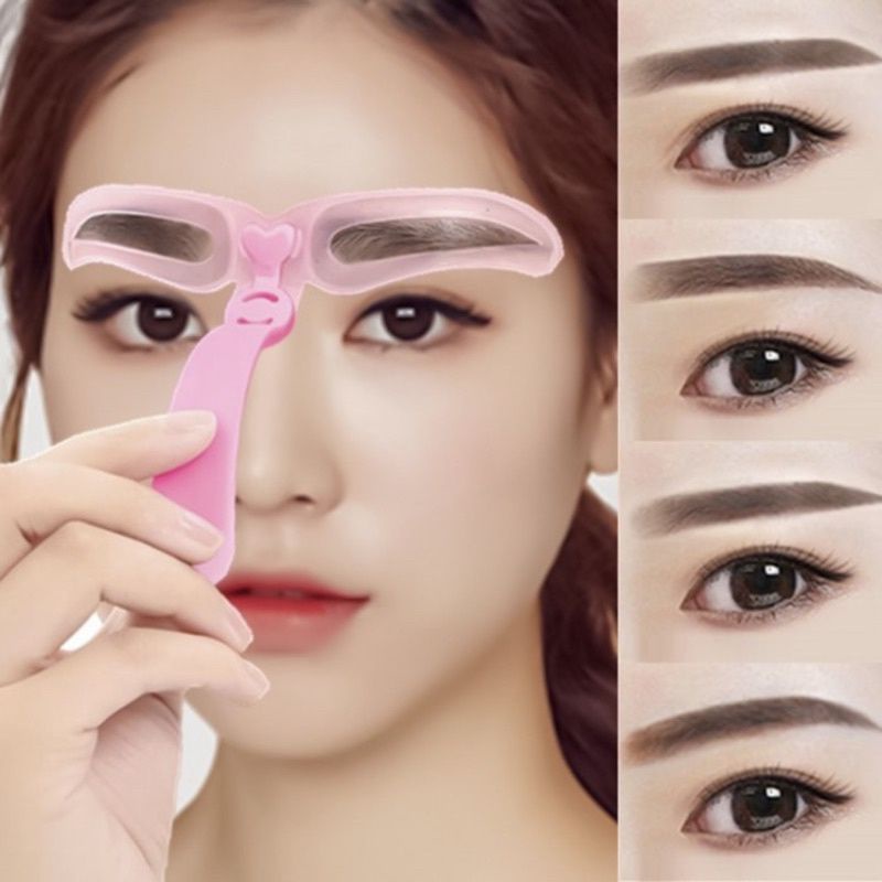Cetakan Alis Eyebrow Template 1pack Isi 4 Model