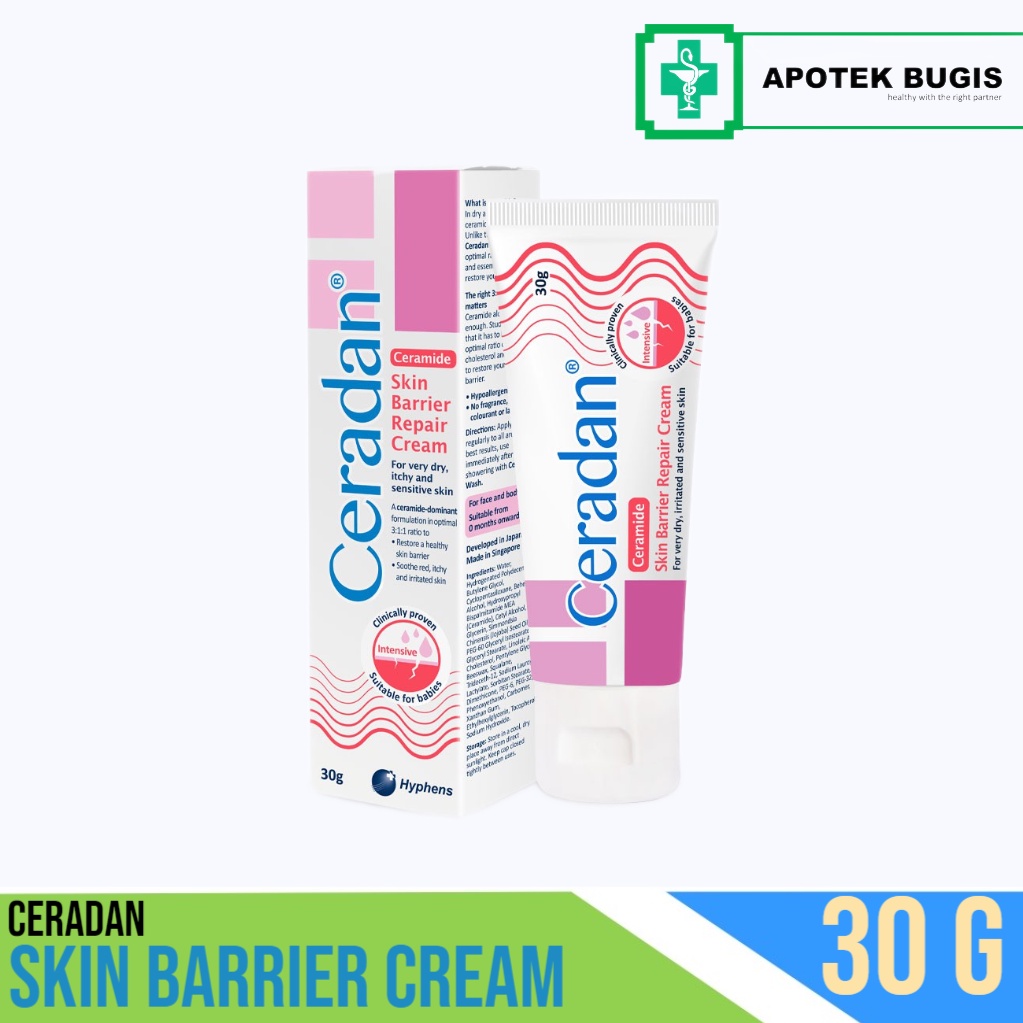 Ceradan Ceramide Skin Barrier Cream 30 Gr  Krim Pelembab dan Pelindung kulit sensitif 30 gram