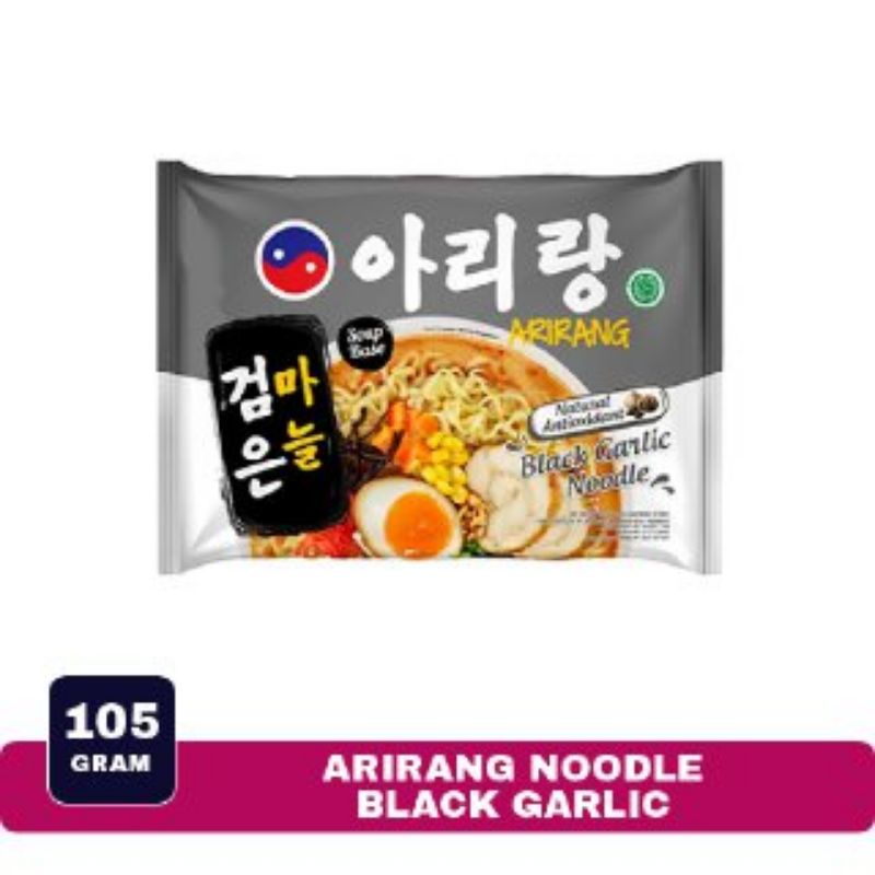 Mie Korea Arirang Rasa Bolognese ramyun 140 gram / black garlic 105 gram