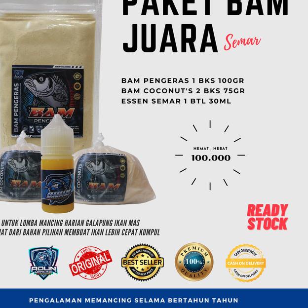 Paket juara Semar/Bam coconut's Specialis ikan Babon