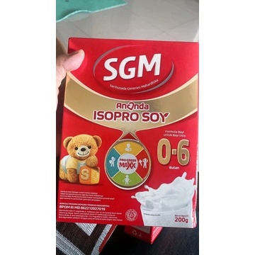 SGM SOYA ISOPRO SOY 0-6 BULAN 200 GR