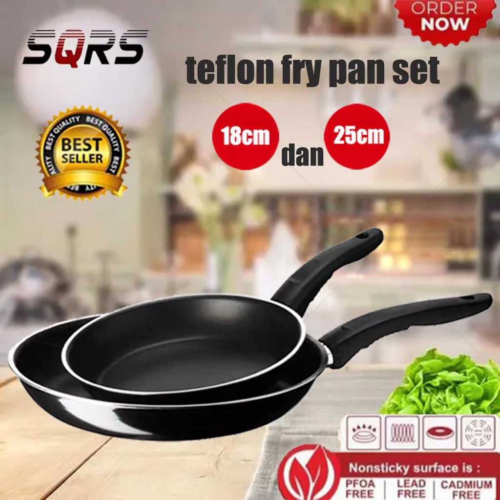 Jual SQRS SET TEFLON FRYPAN Shopee Indonesia