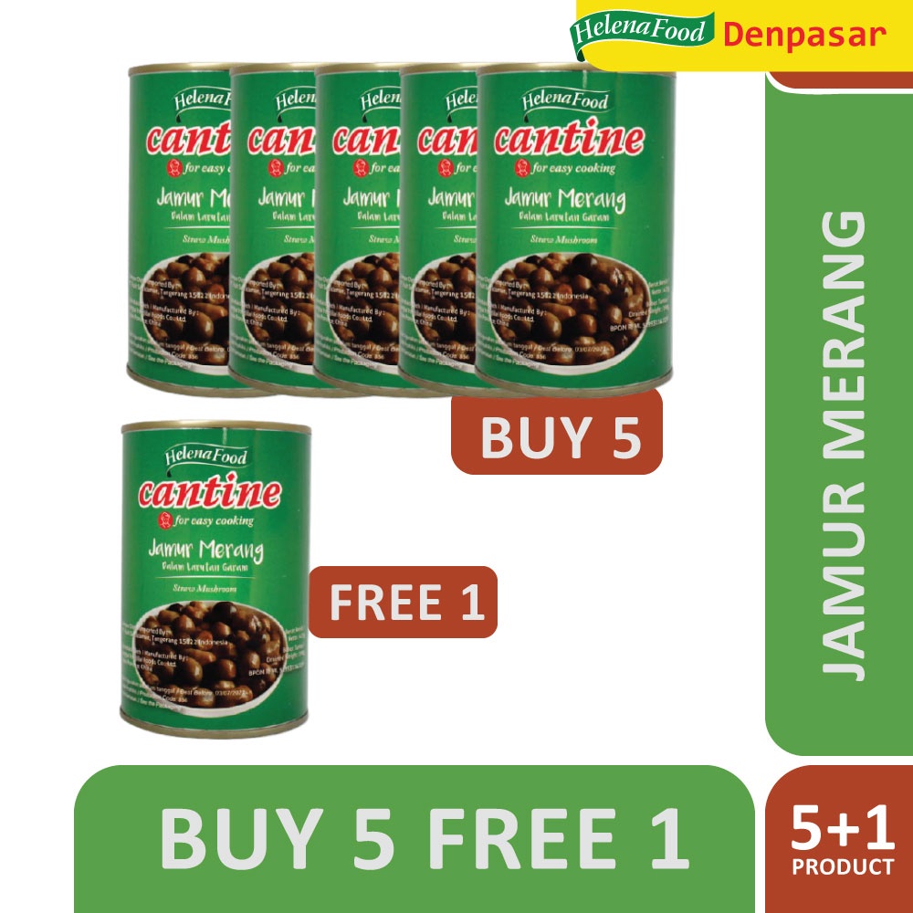 

Jamur Merang Cantine Straw Mushroom 425 gr ( Beli 5 gratis 1 )