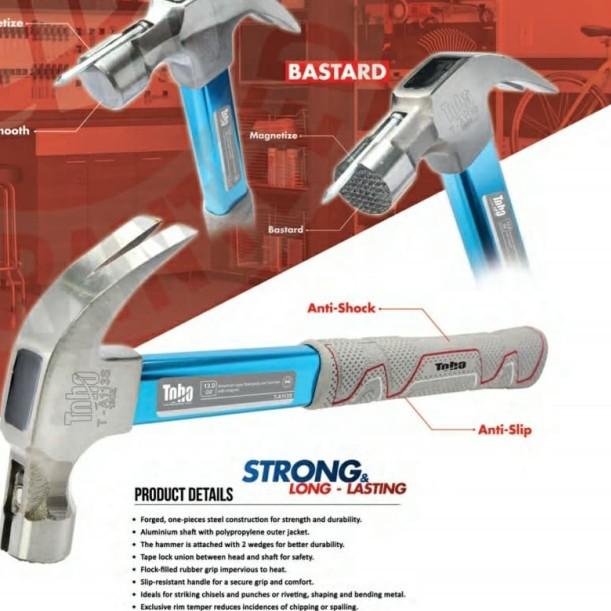 PALU KAMBING TOHO BIRU GAGANG KARET 16 OZ