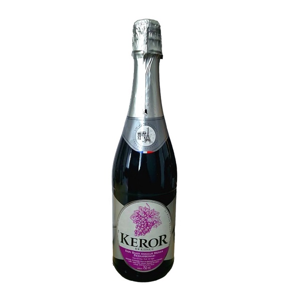 

Keror non alkoholic sari buah anggur merah sparkling red grape