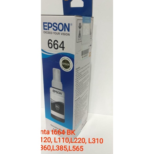 Tinta Epson original 6641 Black- L110,120,L220