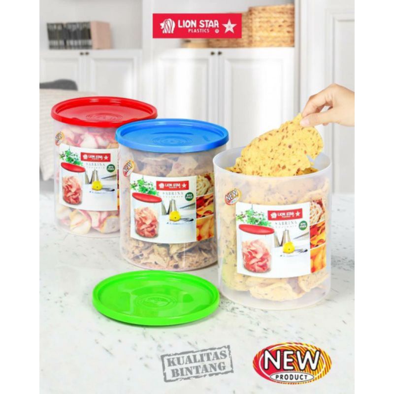 TOPLES PLASTIK SABRINA 12 LITER LION STAR/SEALWARE KERUPUK JUMBO