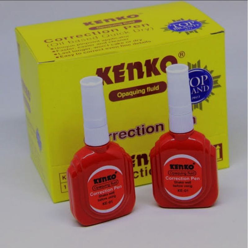 

Tipek kenko / Tip-ex kenko/correction fluid/penghapus cair ke-01 murah