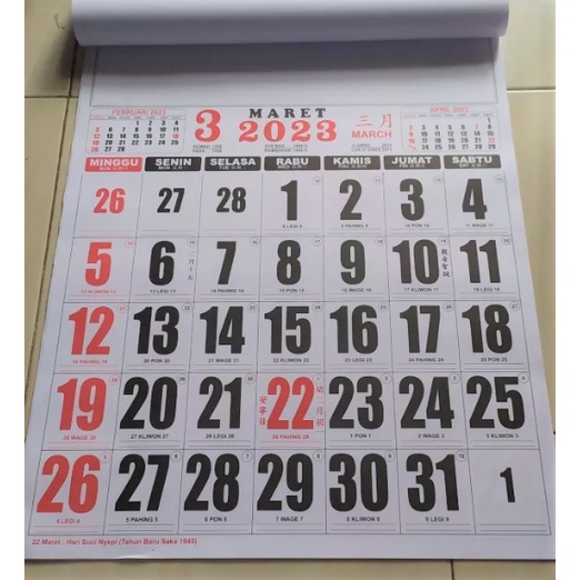 Kalender dinding 2023 JUMBO 50X64CM kalender polos 2023 kalender 2023 kalender besar 2023 50CM x 60CM Kalender masehi 2023 kalender arab kalender bulanan JUMBO KALENDER JUMBO dinding 2023 12lembar kalender 12 lembar