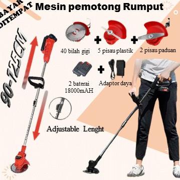alat pemotong rumput elektrik tanpa kabel portable mesin potong rumput barang laris