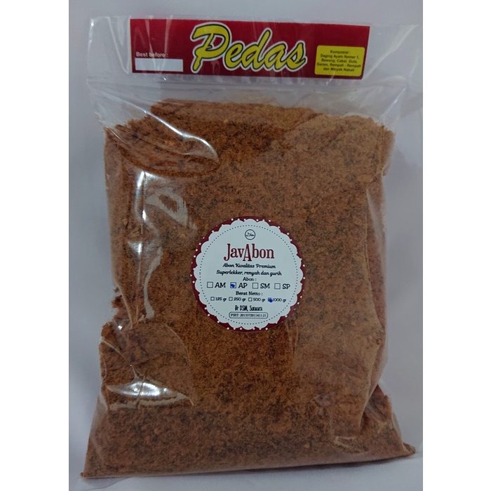 

JavAbon ABON AYAM PEDAS (SPICY CHICKEN FLOSS) 1000