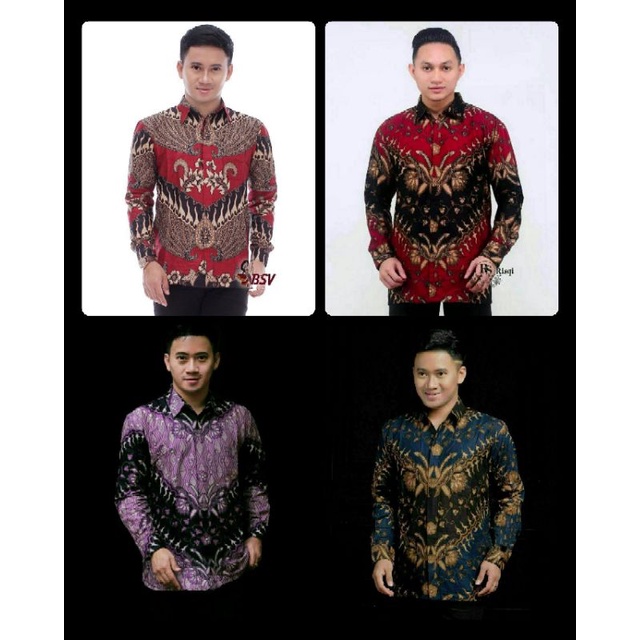 KEMEJA BATIK PRIA LENGAN PANJANG~KEMEJA BATIK PEKALONGAN ORIGINAL