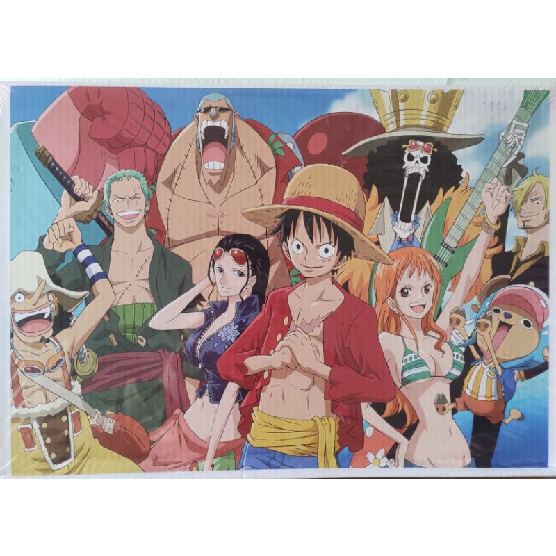 Mainan Jigsaw Puzzle Anime One Piece 1000pcs