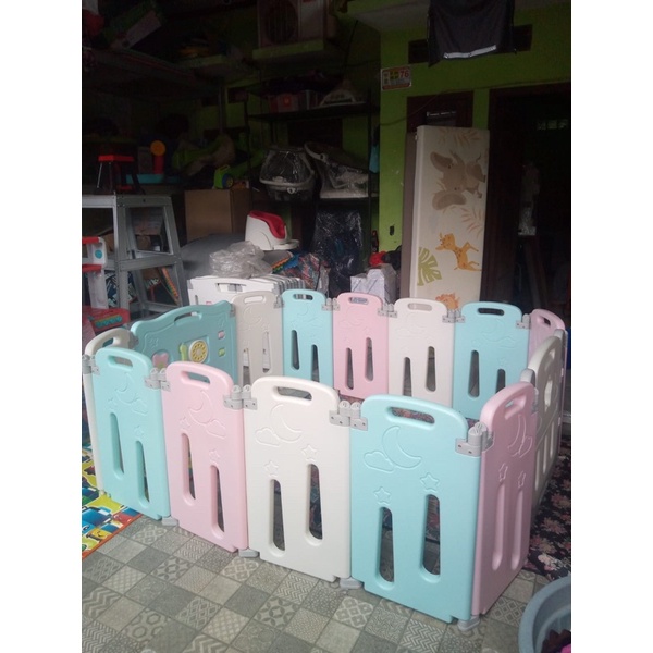 PRELOVED Fence coby haus 12+2 panel