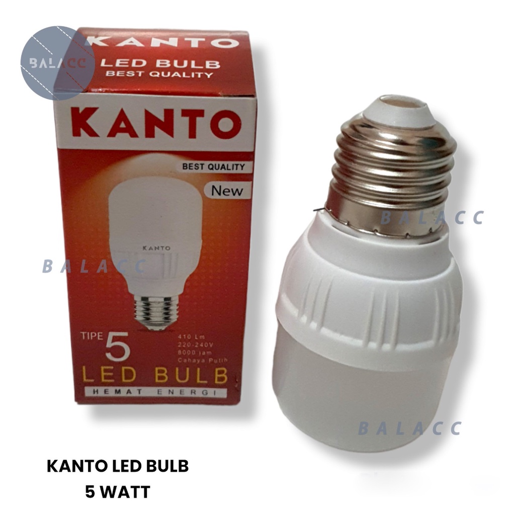 LED Kapsul 5 Watt / Lampu LED 5 Watt KANTO Cahaya Putih