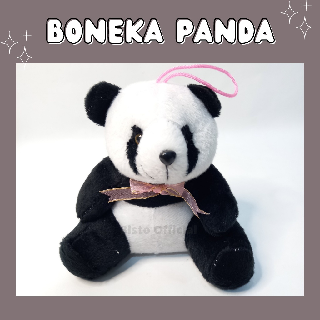 Boneka Panda Polos Panda Mini Panda Kecil Untuk Anak Cute Panda Boneka panda Lucu