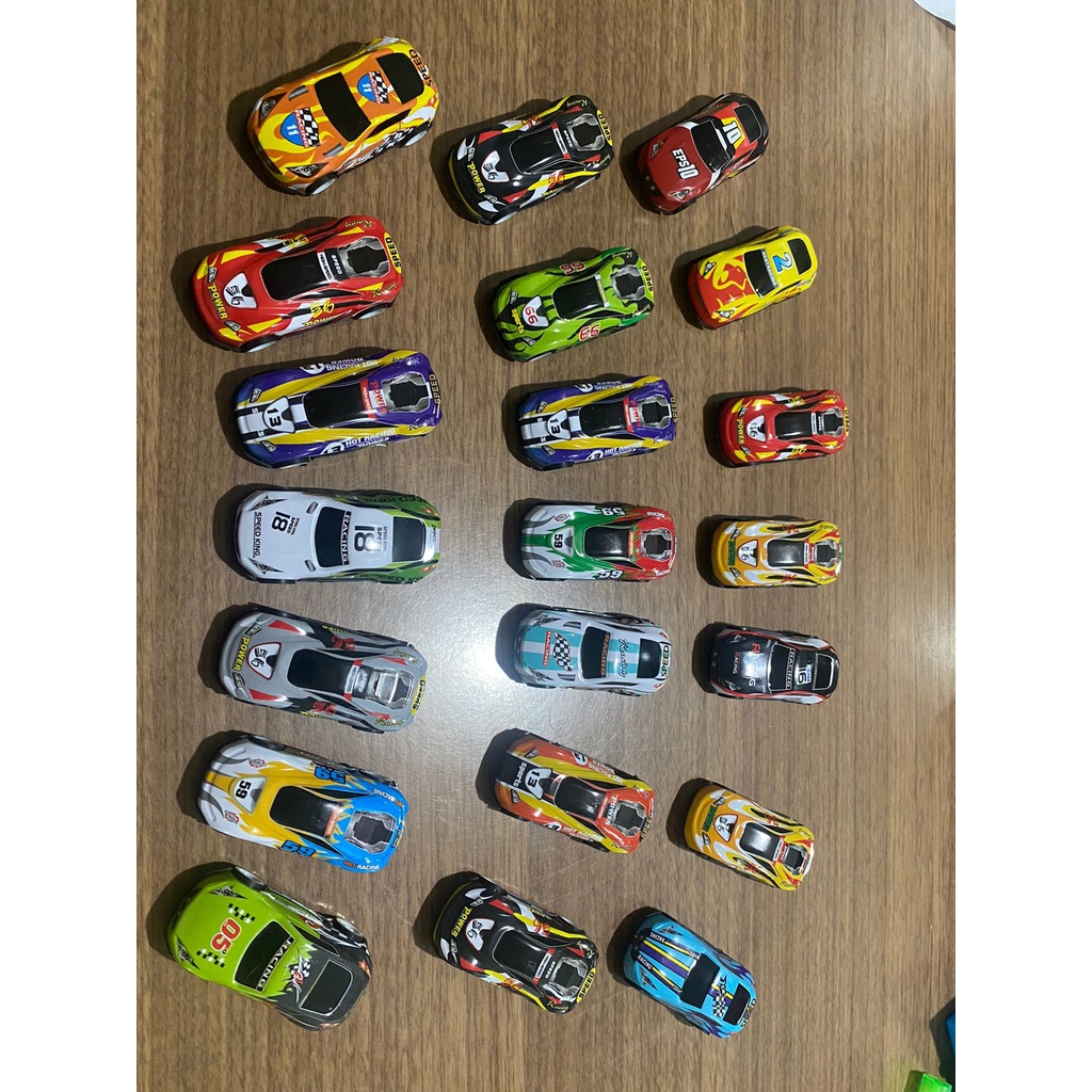 MAINAN anak mobil mini Pull Back Racing MIni Car Kids