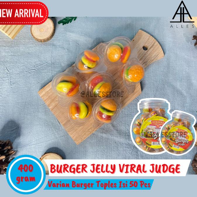 

Permen Jelly Aneka Burger Judge Viral Jelly Burger Toples Bola Burgers