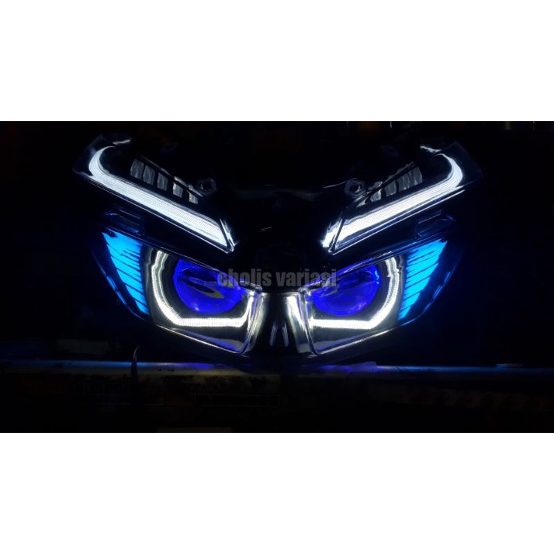 Projie Bi Led New Vario 125/150 fullset PNP +Saklar Vixion PNP