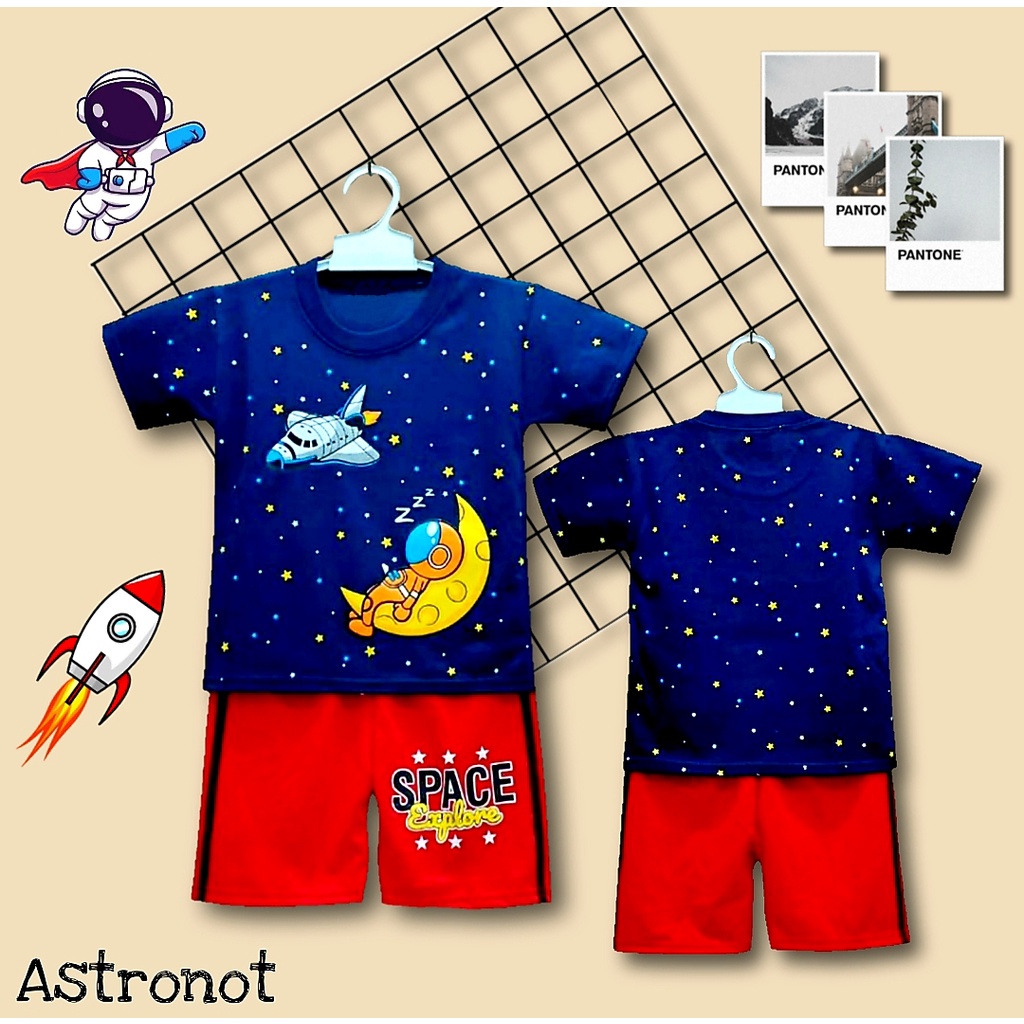 SETELAN BAJU ANAK ASTRONOT UNTUK ANAK 2-10 TAHUN BISA COD KE198