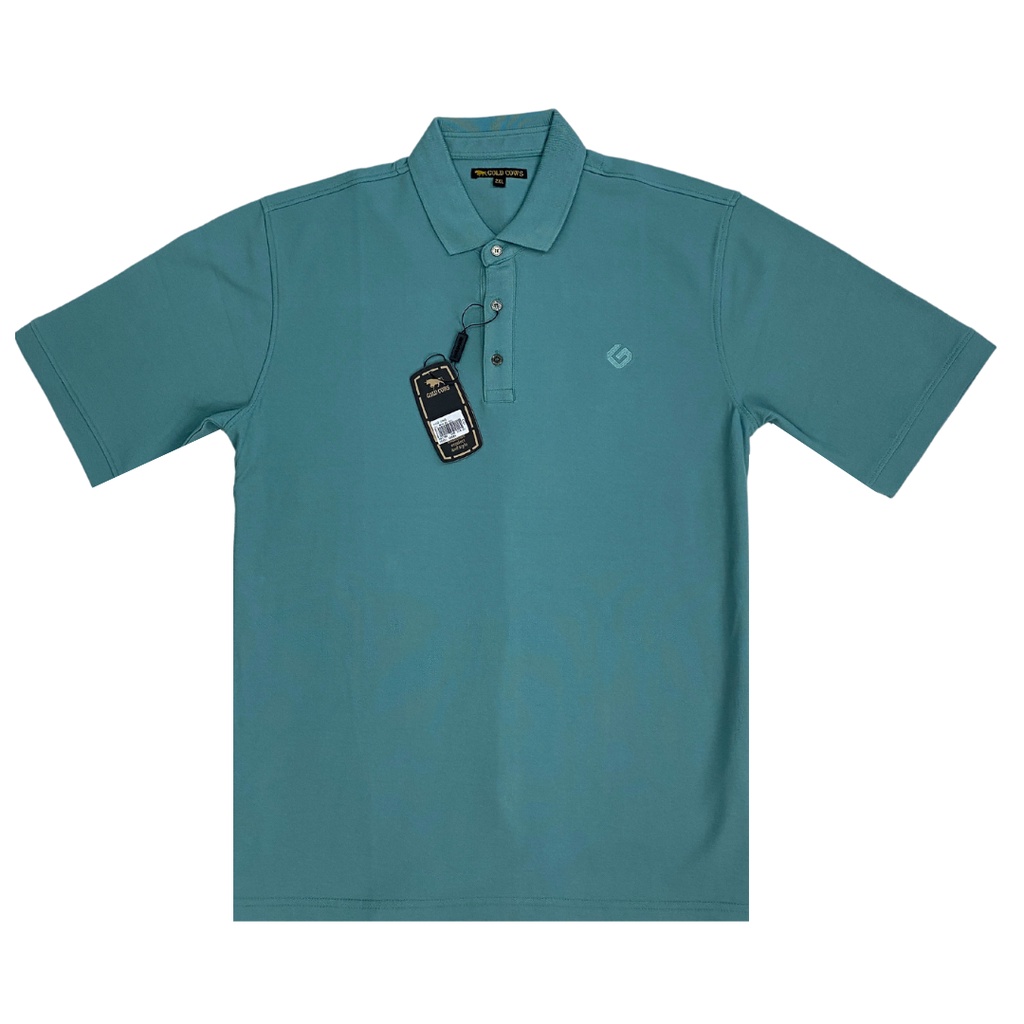 Gold Cows - Kaos Kerah Polo Khusus Jumbo Baju Polos Premium T-Shirt Dewasa