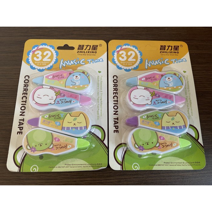 

correction tape 32 m (4 x 8m) music time satuan RATU.OS25