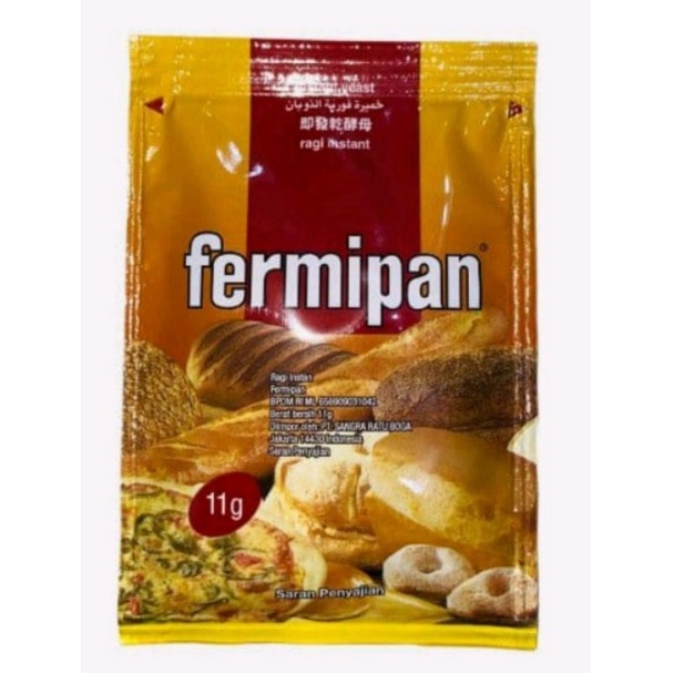 

Fermipan Sachet 11g (Ragi Instan)