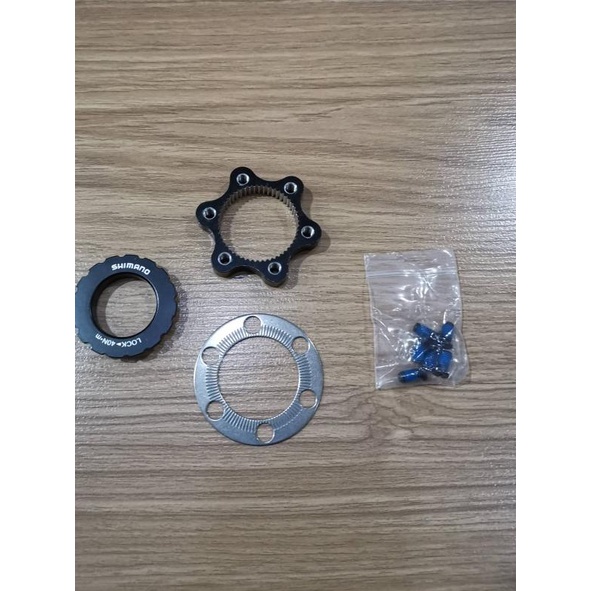 Adaptor rotor Center lock to 6 bolt sepeda