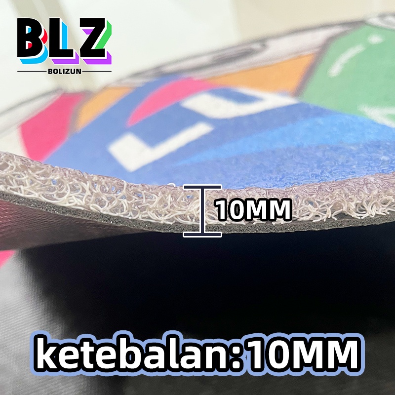 Bolizun Keset Cushion Mat Uk 40X60cm Keset Rumah Keset Kaki PVC Gambar Bentuk Minuman Keset Welcome Anti slip