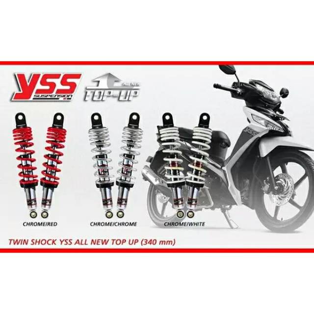 SHOCKBREAKE SHOCK BREKER SKOK SHOK YSS ALL NEW TOP UP 280 320 340 360 SUPRA REVO RXK TIGER JUPITER V