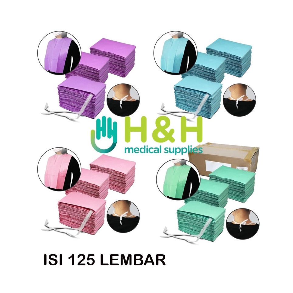 (Original) Dental Bib Tali / Polibib Tali Exp Lama Termurah