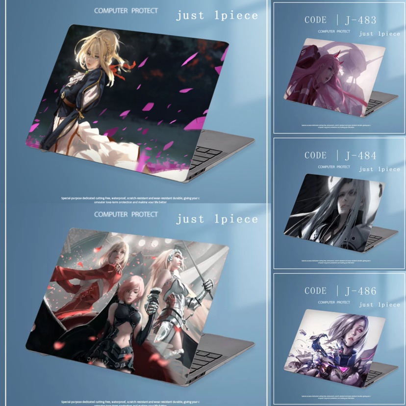 1pc Universal Custom Pola COD Cover Laptop Kartun Stiker Skins FFOR Dell Inspiron 5300g5 5587 XPS 13 7390 15-7566 15-7567 Lukisan Notebook Film