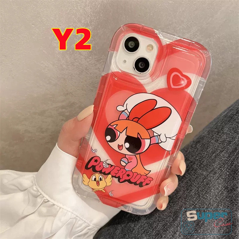 Soft Case TPU Motif Kartun The Girls Untuk iPhone 11 14 13 12 Pro MAX XR 7 8 6 6S Plus X XS MAX