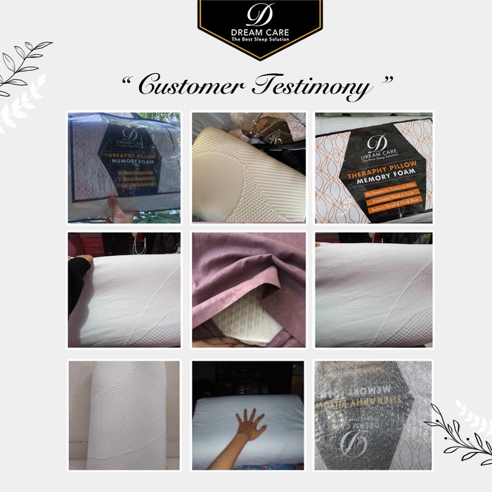 Bantal Tidur Kesehatan Memory Foam Dream Care - Therapy Pillow ORIGINAL.